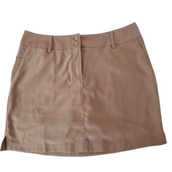 Adidas ClimaCool Womens Tan Athletic Golf Skort Size 10 - Picture 1 of 15